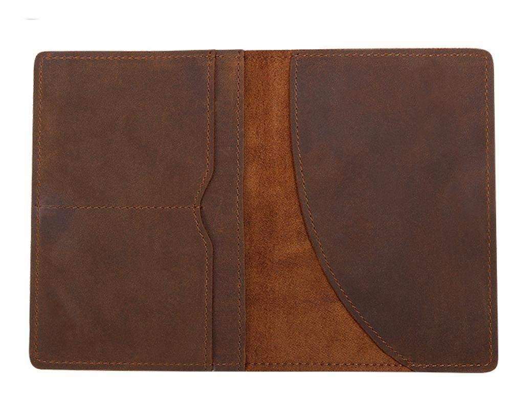 Reise-Leder-Herren-Geld-Handgeldbörse Reisepass-Organizer