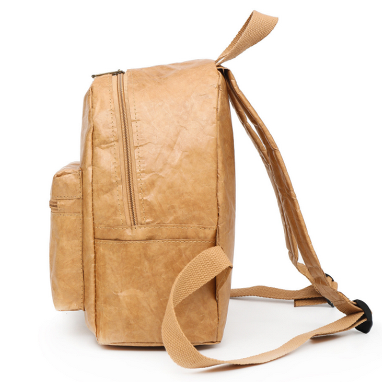 중국 제조자 새로운 디자인 빨 수 있는 크래프트 종이 책가방은 환경 친화적인 백팩 부대를 세척할 수 있습니다