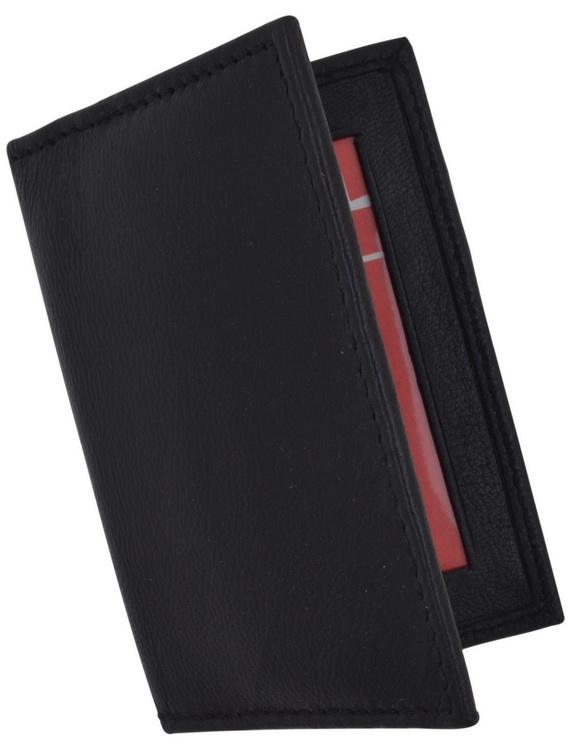 Porte-cartes de crédit en cuir de marque supérieure portefeuille en mousse longue pour sac à main de poche pour hommes