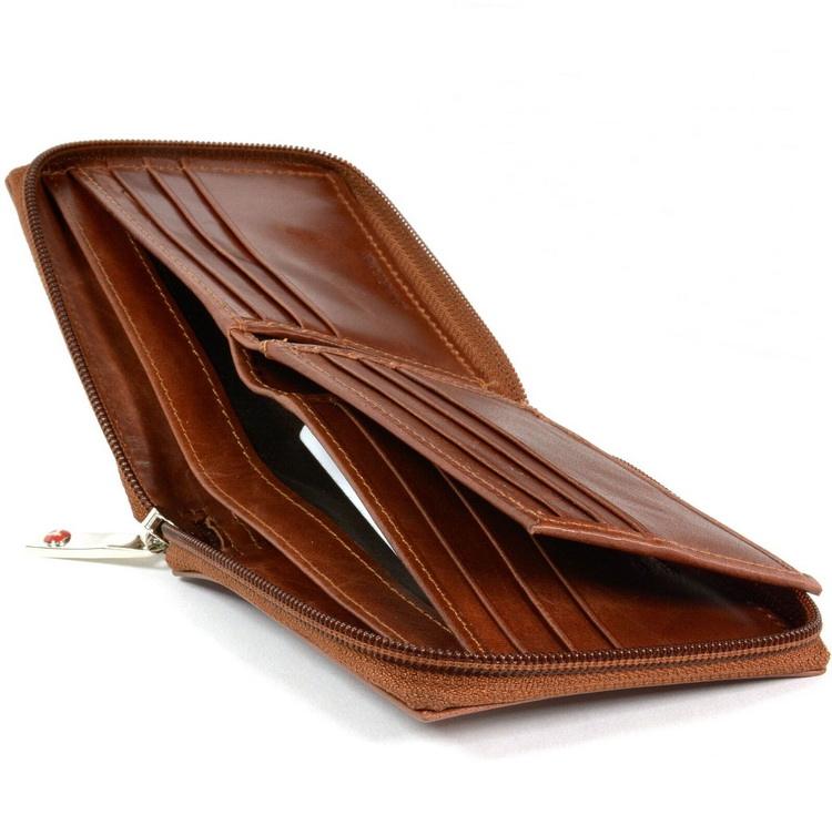 Nouveau portefeuille en cuir pur pour hommes vintage porte-cartes de crédit pour hommes en gros