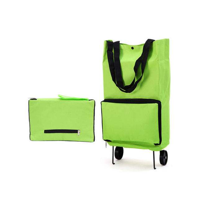 Einkaufen Leichte Trolley-Tasche Klappräder Reisewagen Tragbares Gepäck