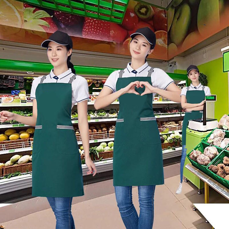 Tablier de barista en gros tablier de barman tablier de cuisine avec logo