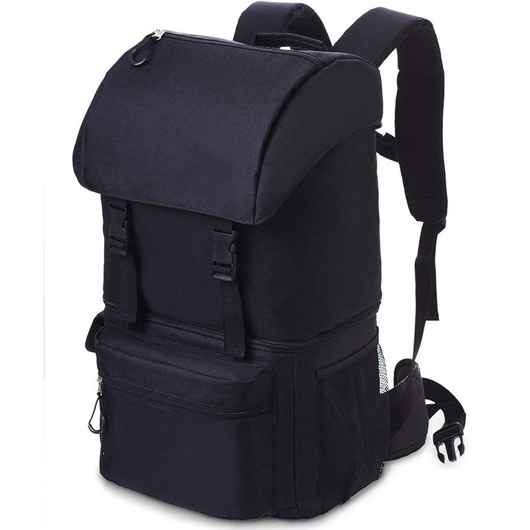 Mutilpockets와 Drawstring 패션 방수 여행 일일 배낭