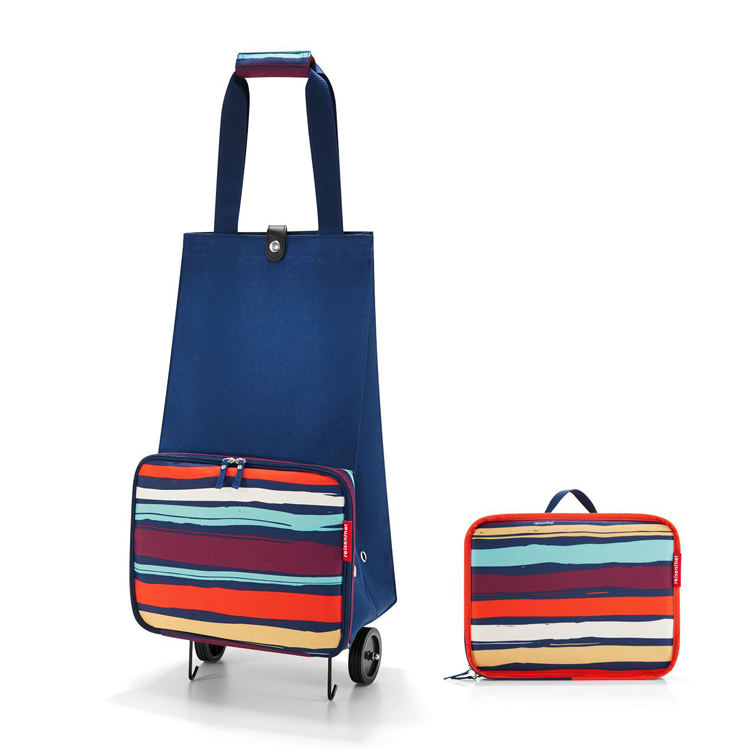 Borsa Shopping Trolley Pieghevole con Ruote in Vari Colori