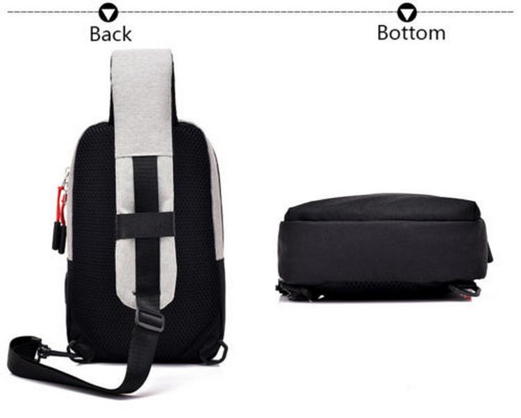 Mode-Laptop-Umhängetasche, einzelne Brusttasche, Umhängetasche im Freien