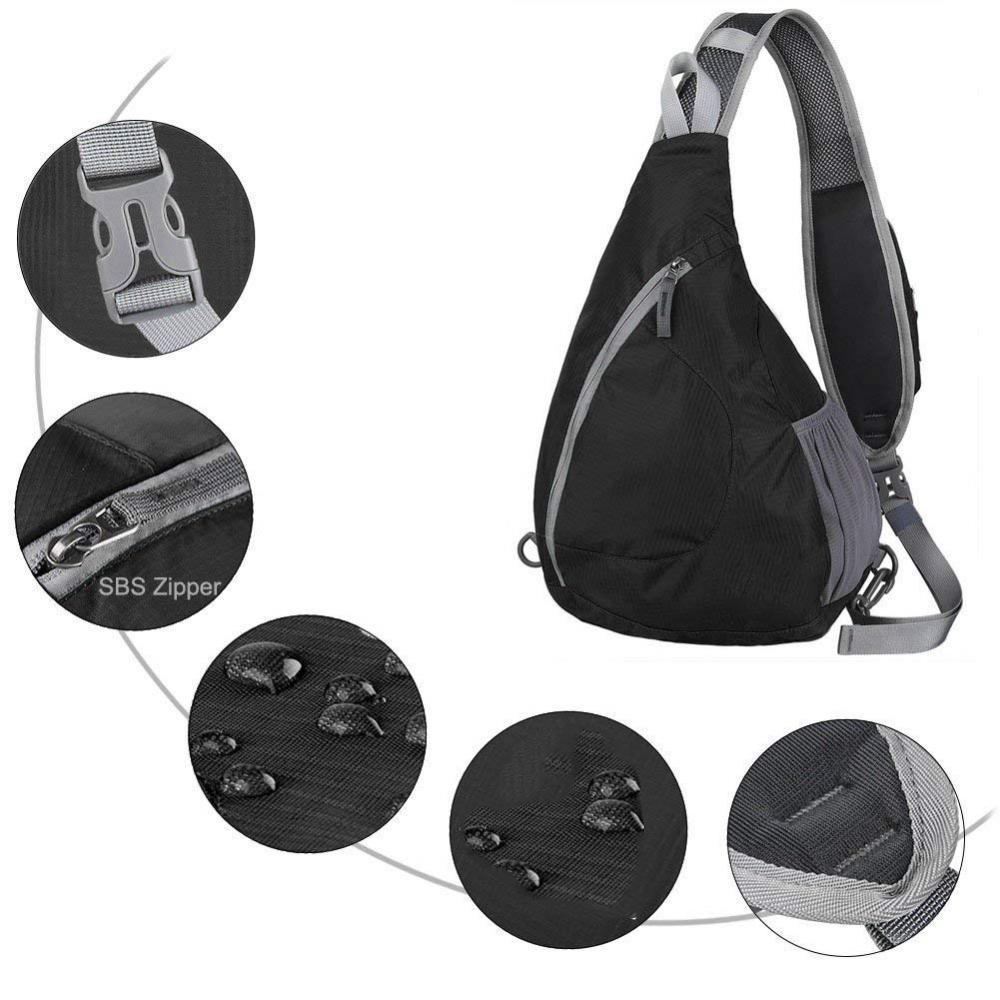 Sacs à dos de poitrine pliables légers à bandoulière Sacs à bandoulière Triangle Packs