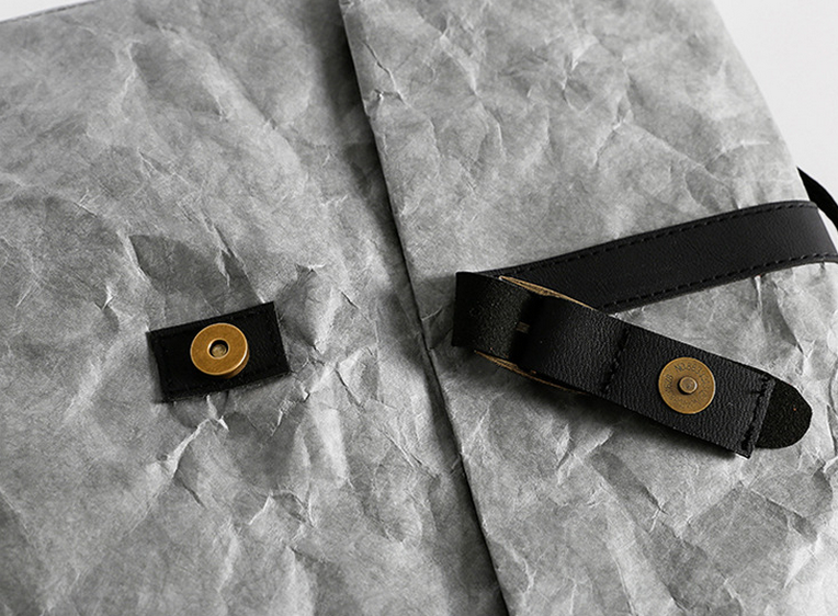 Mode sac à dos recyclé écologique sac à dos de loisirs en papier durable blanc