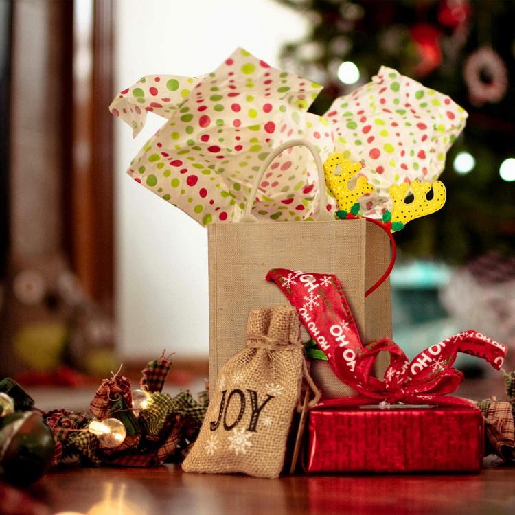 사용자 정의 로고 황마 / 삼베 6 병 와인 토트 백이있는 환경 친화적 인 도매 황마 라인 토트 쇼핑백