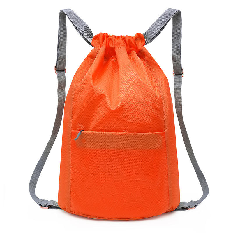 Custom Heavy Duty Lightweight Travel Sport Basketball String Bag Waterproof Drawstring Backpack