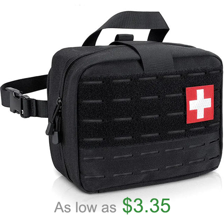 Tactical Medical Bag Large Capacity First Aid Bag Quick Release Detachable Bag With Headrest Bracket