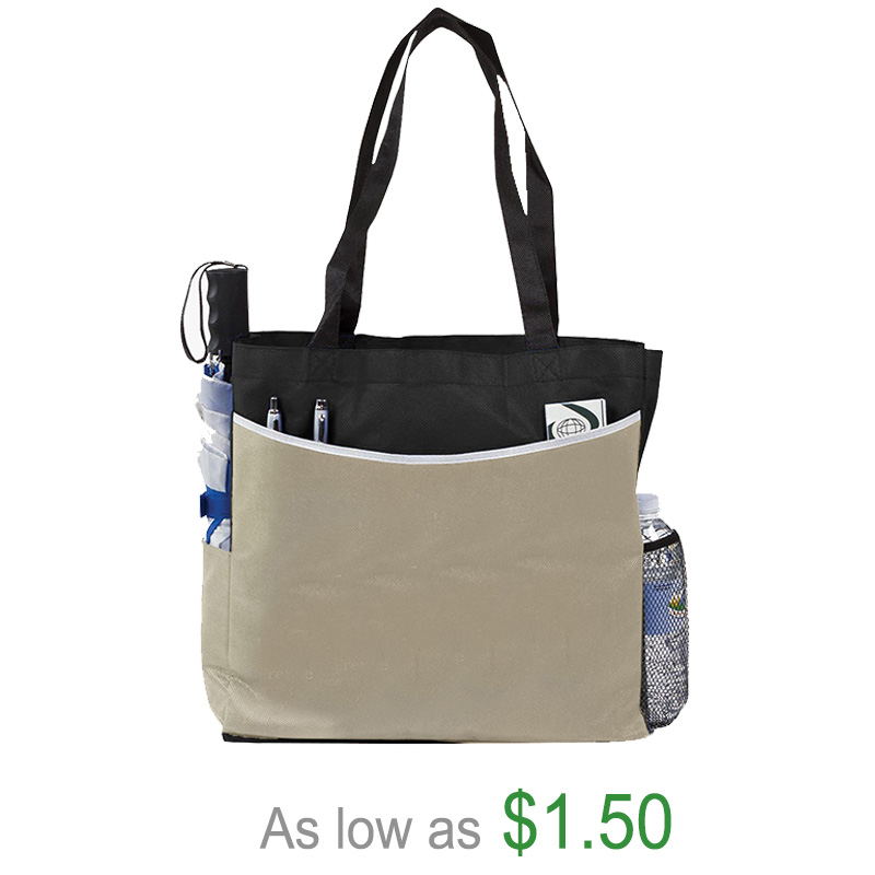 Custom Polyester Personalized Gift Shopping Tote Bag
