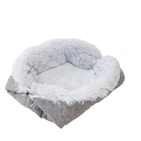 Washable Anti-Slip Dog Crate Bed Dog Mats for Sleeping Plush Soft Pet Beds Fluffy Kennel Pad