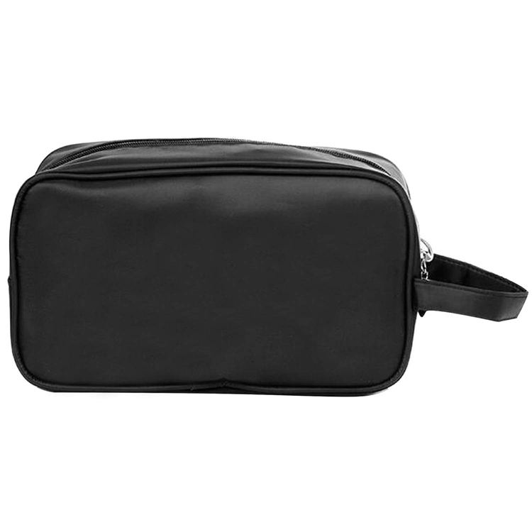 Trousse de toilette ronde en cuir PVC pour hommes de haute qualit&eacute;