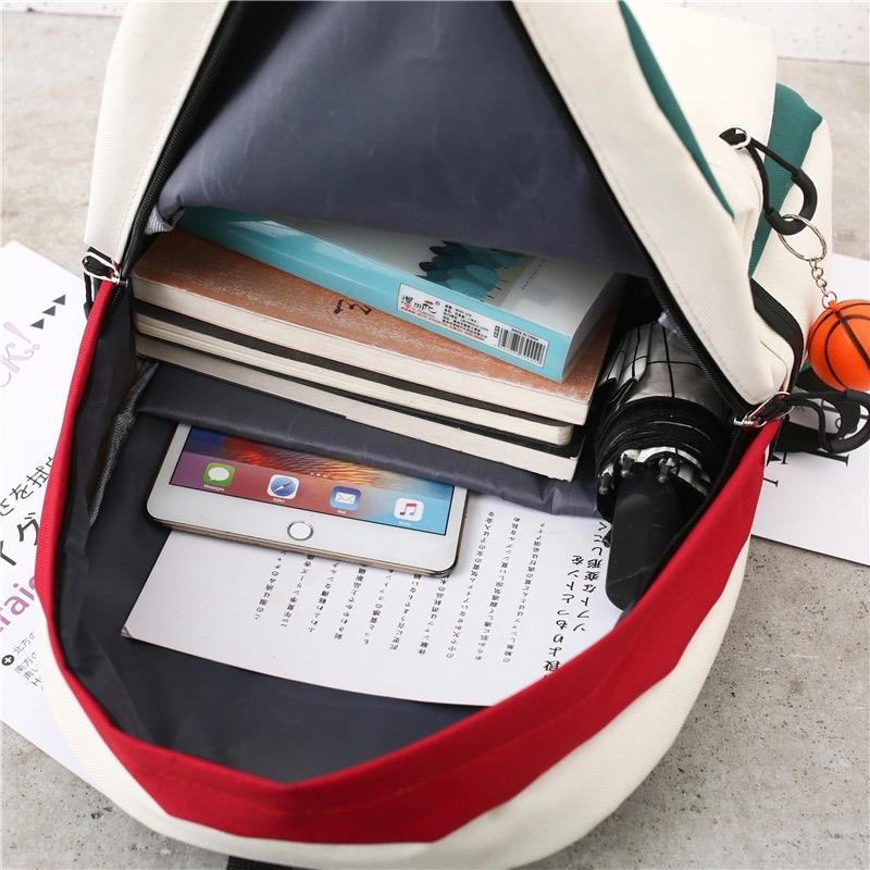 custom stylish girls school backpack bag set lightweight waterproof casual school student bookbag