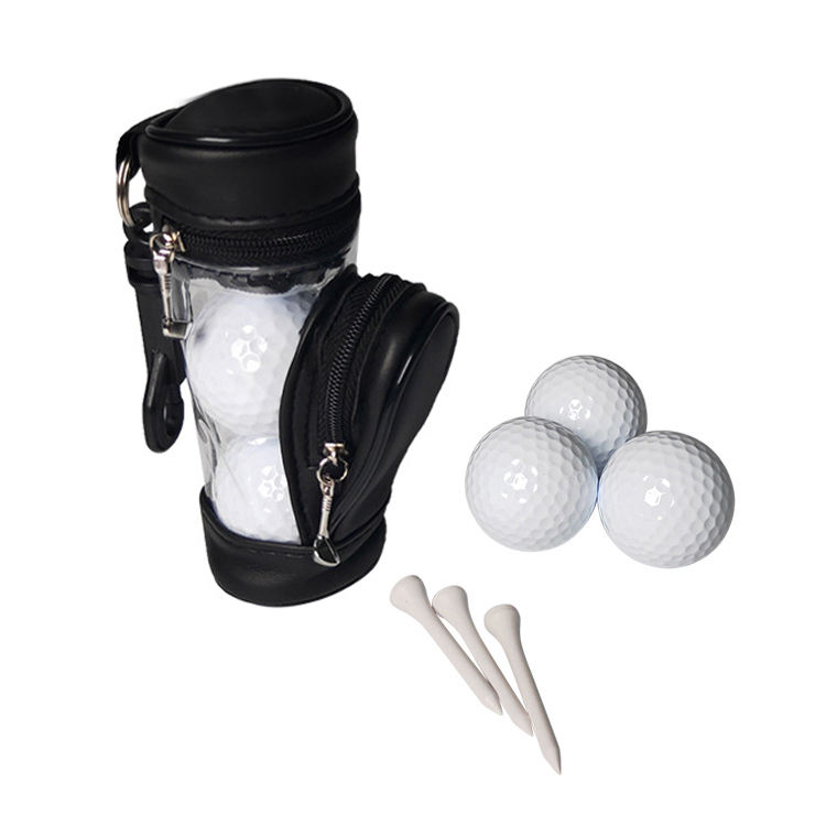 Wholesale Mini Golf Ball Pouch Bag Accessories Organizer Cylinder Golf Valuables Tees Pouch