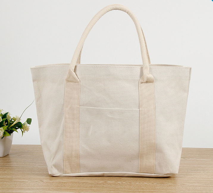 Fashion Oversize Large Shopping Bag Canvas Beach Bag Cotton Tote Bags With Custom Private Label