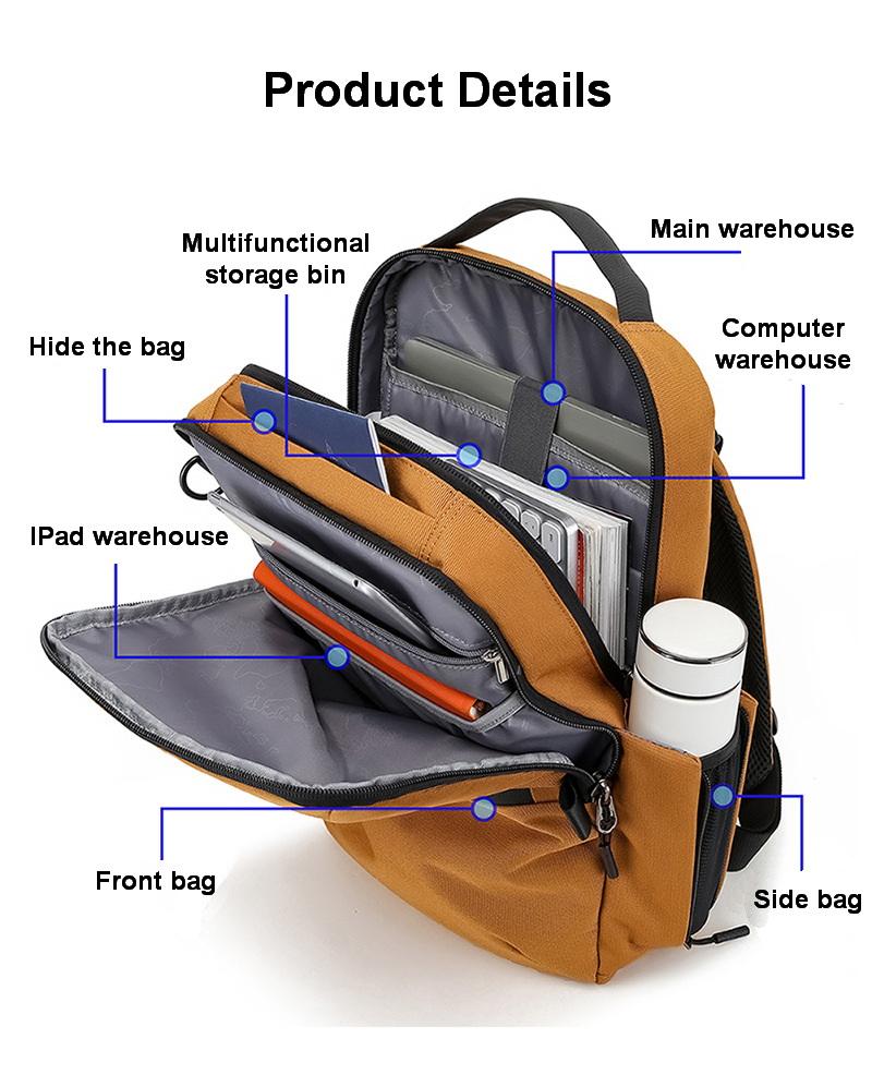 BSCI Factory Wholesale Multifunctional Business 17inch Travel Large Capacity Laptop Fashion Backpack