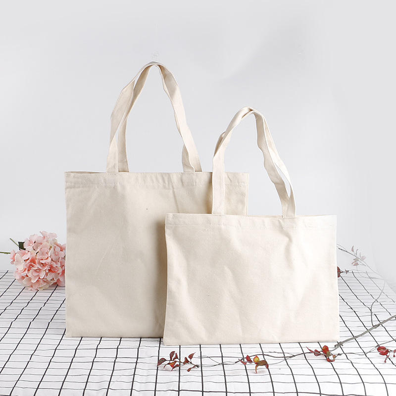 Promotion Custom Print Logo Reusable Shopping Bags Plain Blank Cotton Canvas Tote Bag