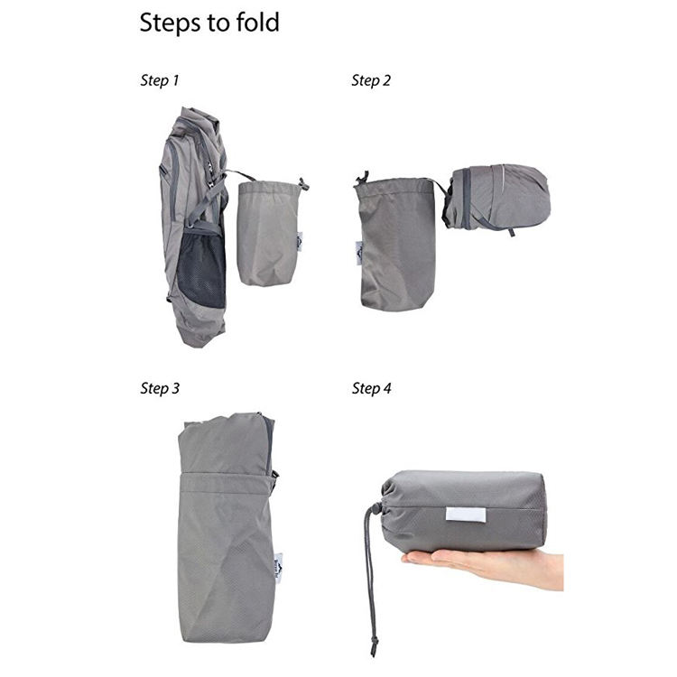 25L Custom Waterproof Bicycle Folding Traveling Hiking Backpack