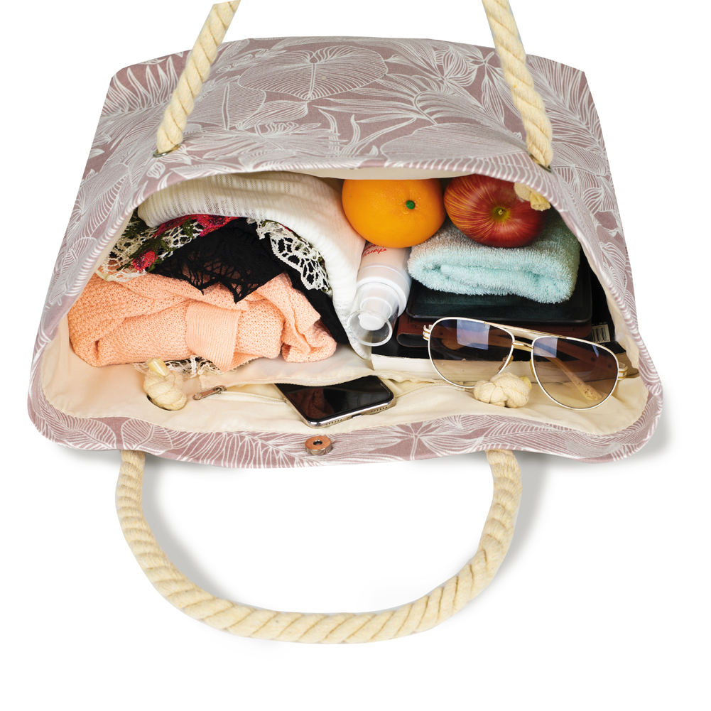 주문 로고 여자를 위한 대용량에 의하여 인쇄되는 면 화포 Weekender 여행 바닷가 어깨 끈달린 가방