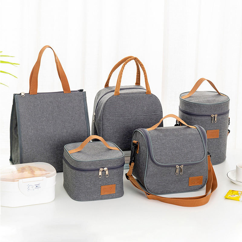 wellpromotion lunch cooler bag Oxford cloth thick cooler bag insulated fashion aluminum foil with hand carry cooler bags