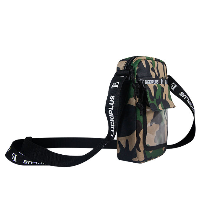 Outdoor Waterproof Camouflage Cross body Shoulder Sling Bag Clear PVC Touch Screen Mobile Cell Phone Bag