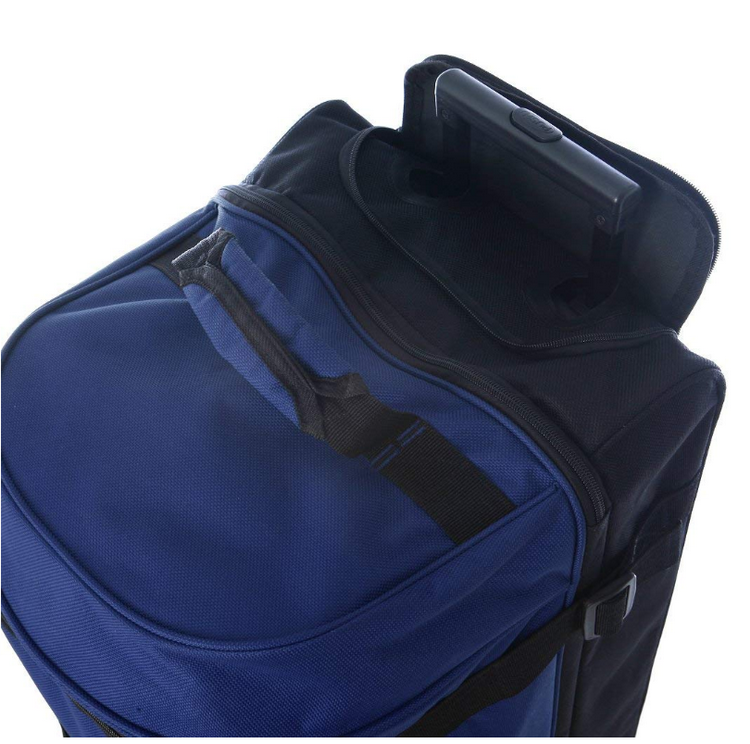 30'' 여행용 트롤리가 있는 대형 바퀴 달린 수하물 더플 백