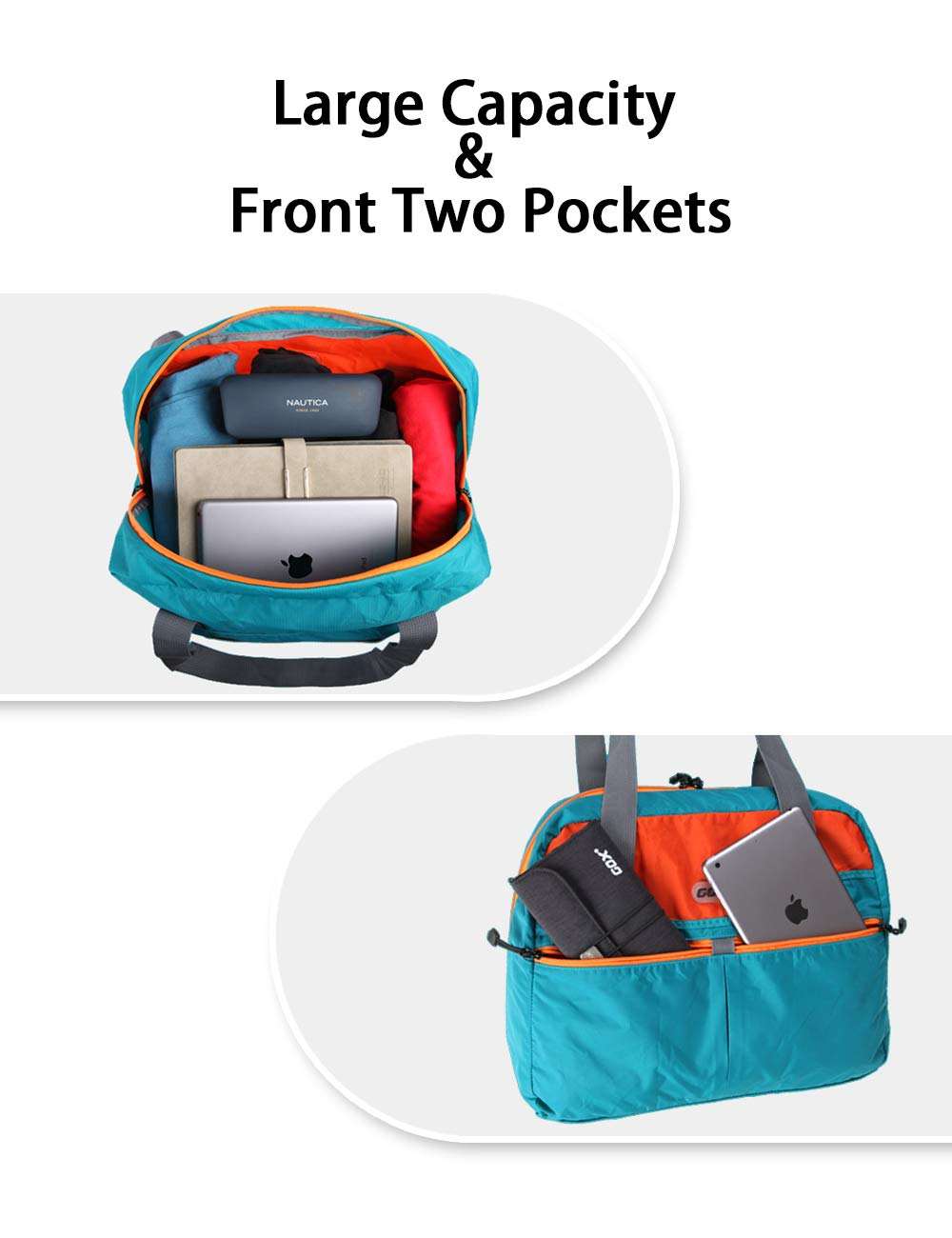 여성 남성 접이식 여행 스포츠 체육관 숄더백 대형 방수 폴리에스터 핸드백 요가 훈련 가방