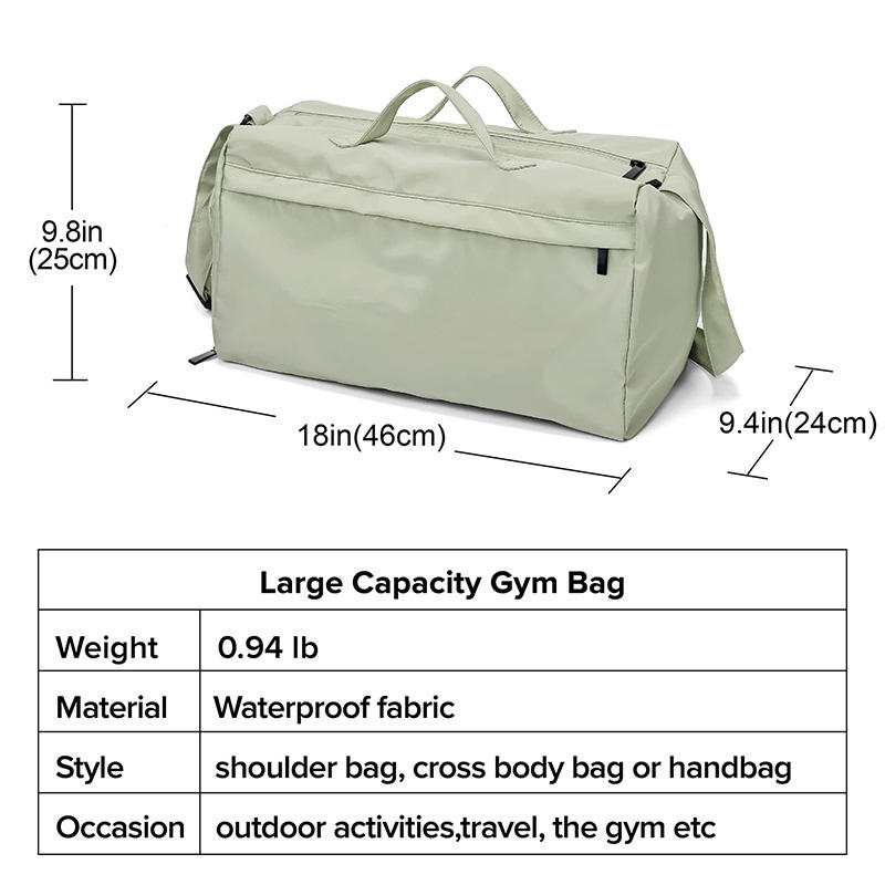 Wholesale Fashion Lady Gym Sport Duffel Bag Weekender Travel Overnight Tote Bag
