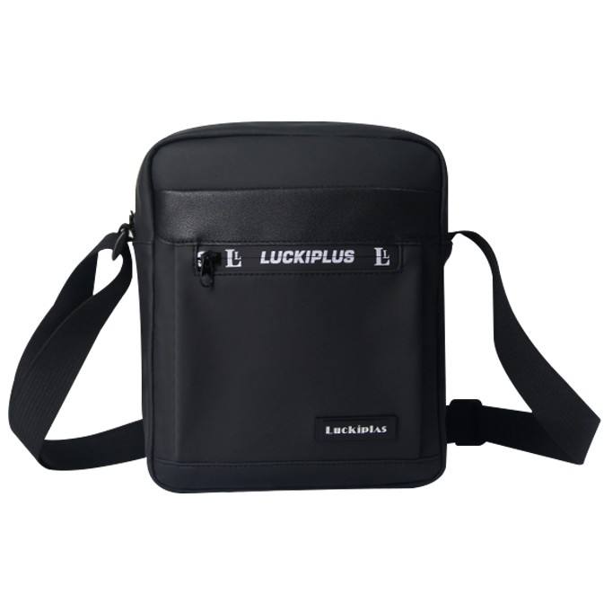 Hot Work Business Cellphone Waterproof Sling Crossbody PU Leather Shoulder Bag Man Mens Satchel Bag