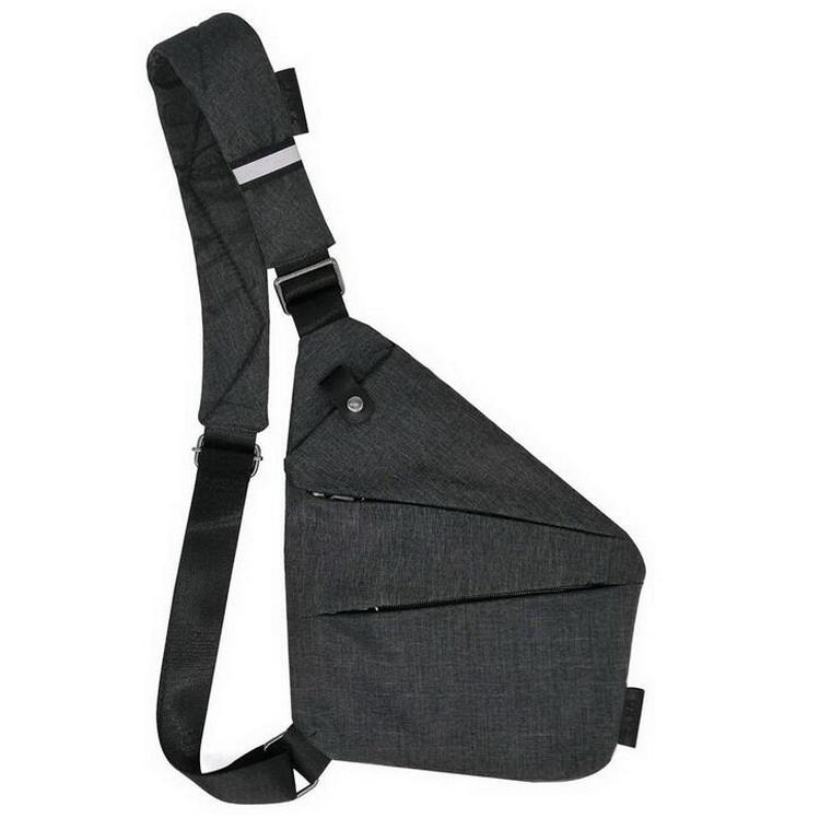Fashion Unisex Anti-theft Leisure Sling Bag Chest One Shoulder Backpack Men Crossbody Bag for Travel Sports
