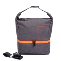 Vintage Waterproof Oxford Shoulder Camera Bag Custom Private Label Logo Photography Storage Organizer For Traveling