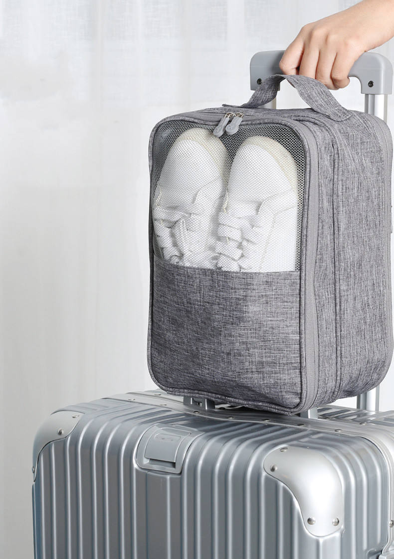Custom Logo Wholesale Mesh Shoe Storage Bag Waterproof Travel Shoe Packing Bag Box Sneaker Storage Bag