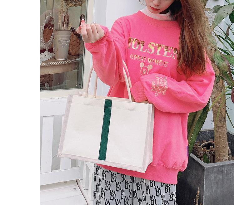 Promotion Wholesale Environmental Protection Hand-painted Single Shoulder Can Be Printed Logo Canvas Tote Bag