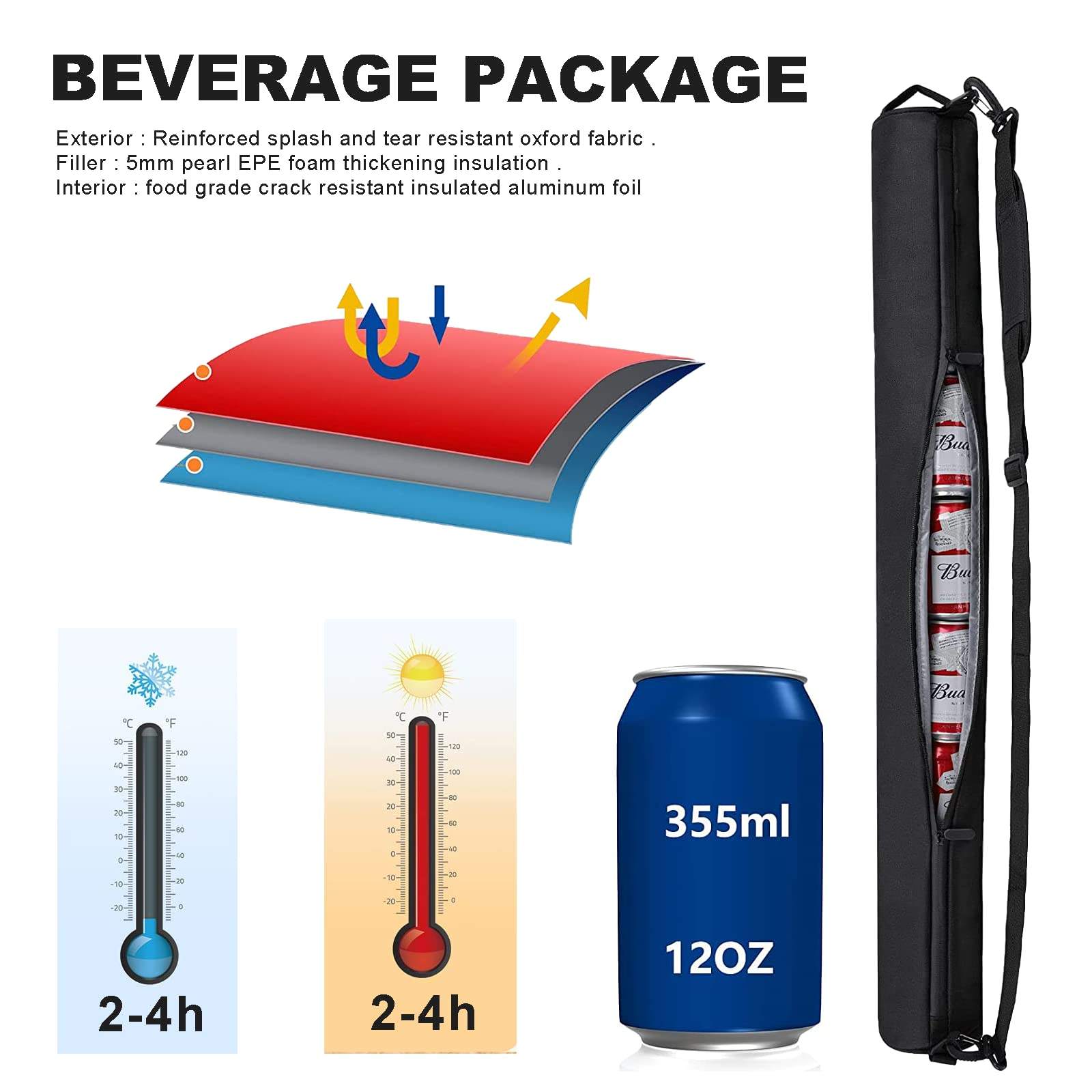 New Hot Golf Beer Bag Amazon Upgraded Outdoor 6 Bottles Of Beer Insulation Bag