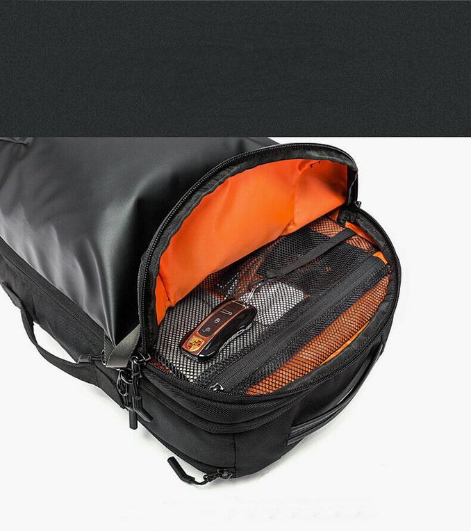 Large capacity waterproof travel backpack luggage high quality PU leather travel back pack bag