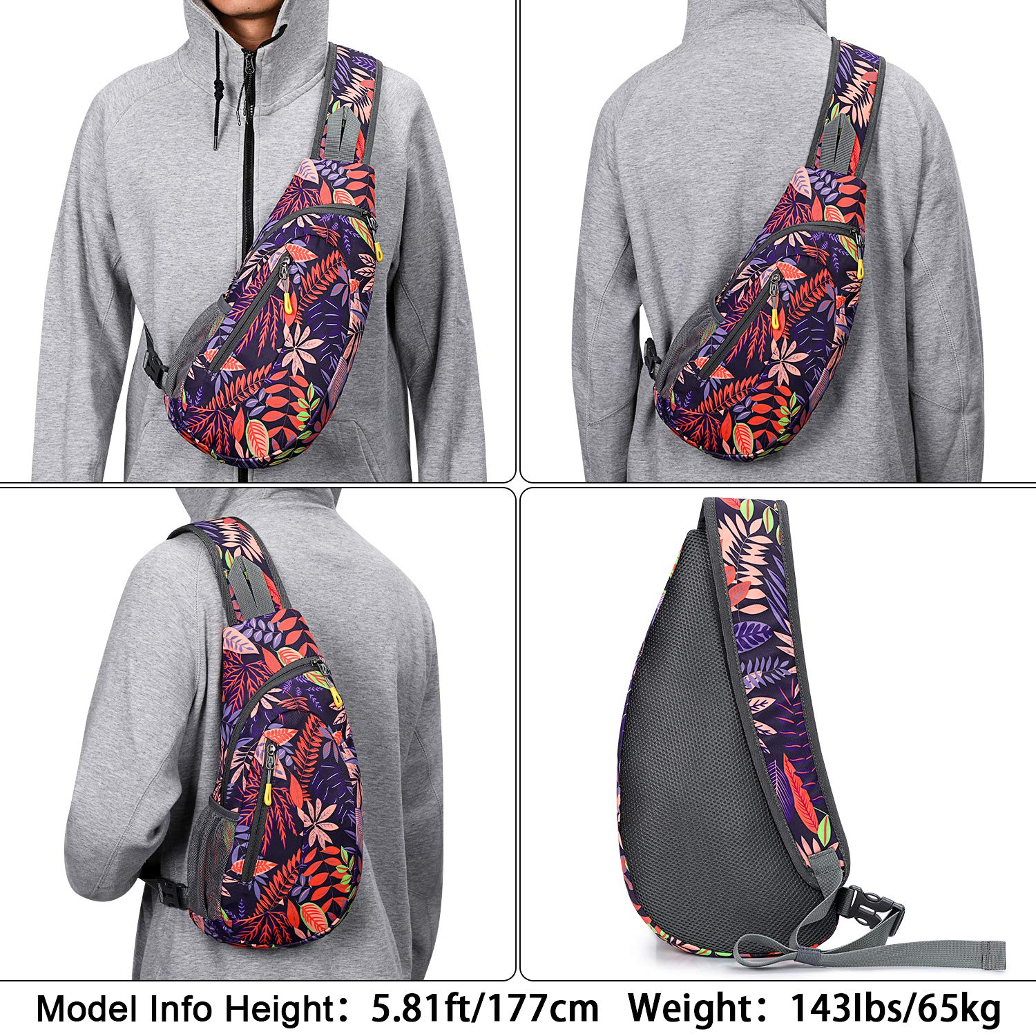 WholesaleSling chest Bag Women Small Sling Backpack Purse Crossbody shoulder Bag for Travel Hiking
