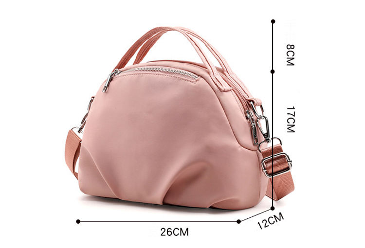 Travel wallet neck pouch girls single shoulder bag small nylon fabric sling bags for women crossbody bag sling women