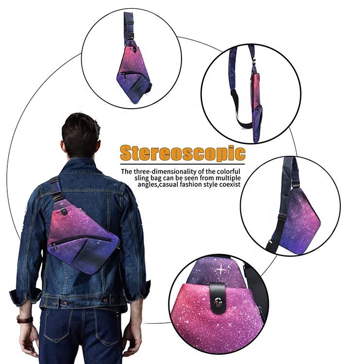lightweight luxury crossbody shoulder strap bag for man fashion style messenger sling chest bag