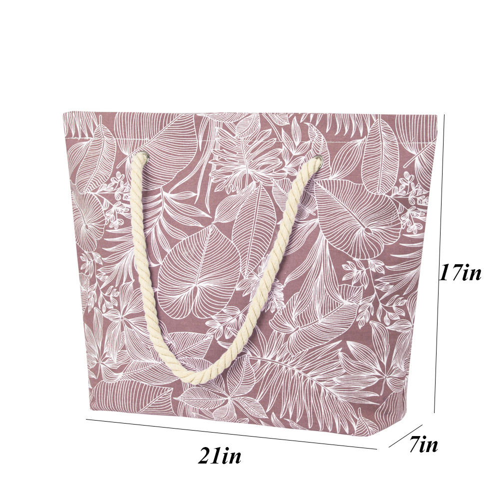 주문 로고 여자를 위한 대용량에 의하여 인쇄되는 면 화포 Weekender 여행 바닷가 어깨 끈달린 가방