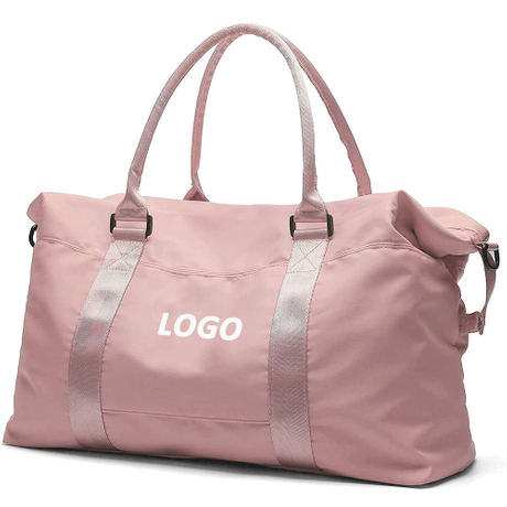 custom waterproof women duffle tote bags custom nylon travel duffel bag with dry wet separation