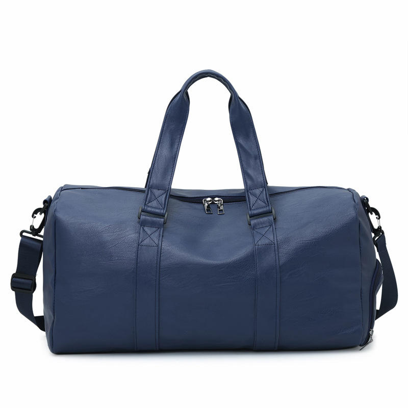 2022 New Travel Bag Ladies Tote Bag Pu Leather Large Capacity Sports Men Fitness Bag Independent Shoe Compartment