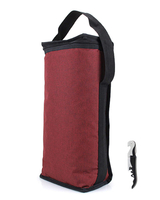 2 Bottle Wine Carrier Bag Tote Insulated Champagne Waterproof Picnic Wine Cooler Bags