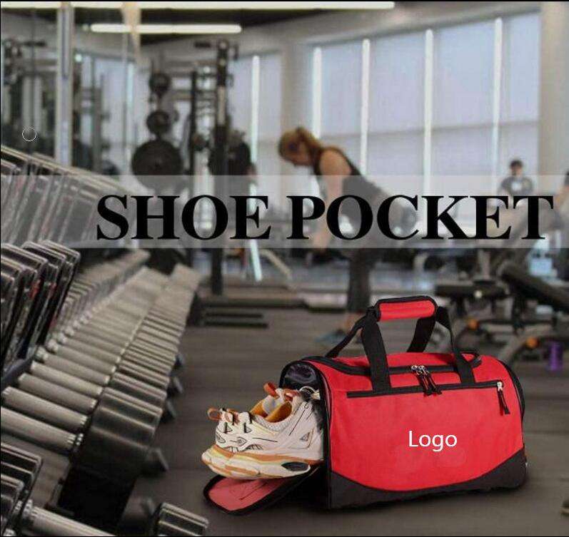 Large Travel Garment Women Duffel Bags Weekender Custom Sports Duffle Gym Bag with Shoes Compartment