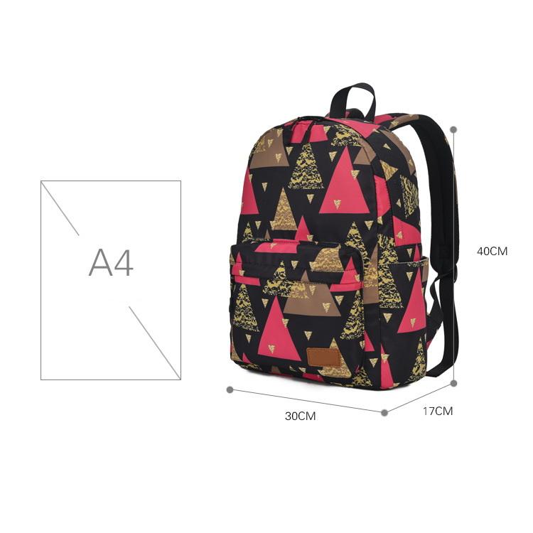 Travel women custom print waterproof high school book bag laptop bags back pack backpack for children