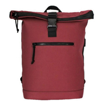 Wholesale factory made custom designer roll top daypack recycled school bags travel backpack bag for men waterproof with usb