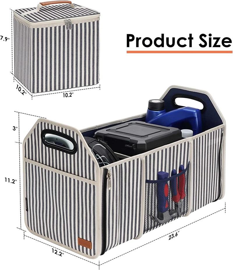 Custom Car Trunk Organizer And Storage Car Folding Storage Organizer with Cooler Suv Trunk Target Tool Box Bag