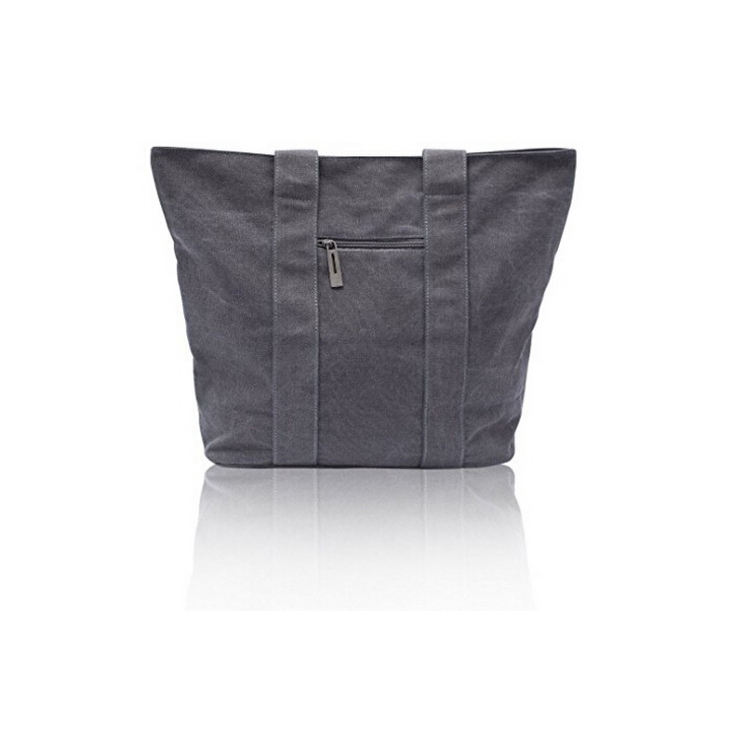 여성 맞춤형 대형 헤비 듀티 유틸리티 코튼 캔버스 숄더 토트 백