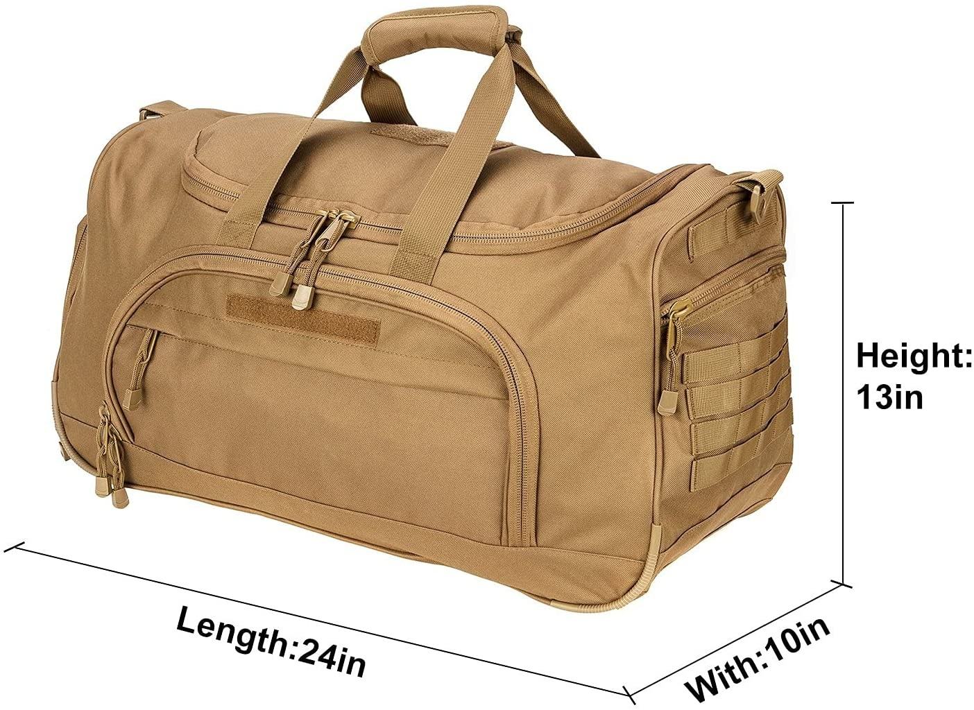 Travel Duffle Bag with Shoes Compartment Packable Weekender Duffel Bag for Men Women Water-proof & Tear Resistant