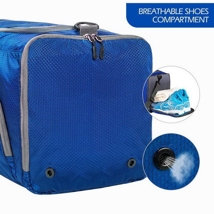 체육관 남자를위한 재고 패션 고품질 더플 여행 가방 경량 접이식 더플 백 스포츠 가방